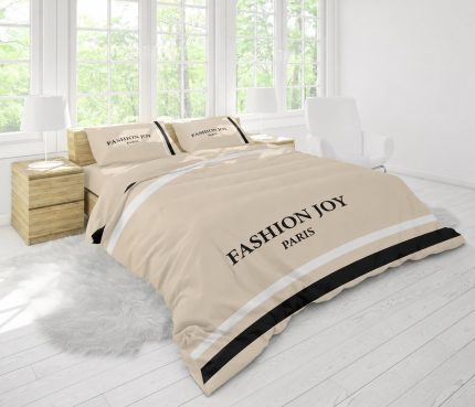 سرویس روتختی دو نفره مدل Fashion Joy رنگ کرم