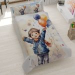 روتختی کودک پسر بچه با بادکنک