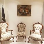 مبل سلطنتی آراد دو عدد تک نفره و یک میزبان