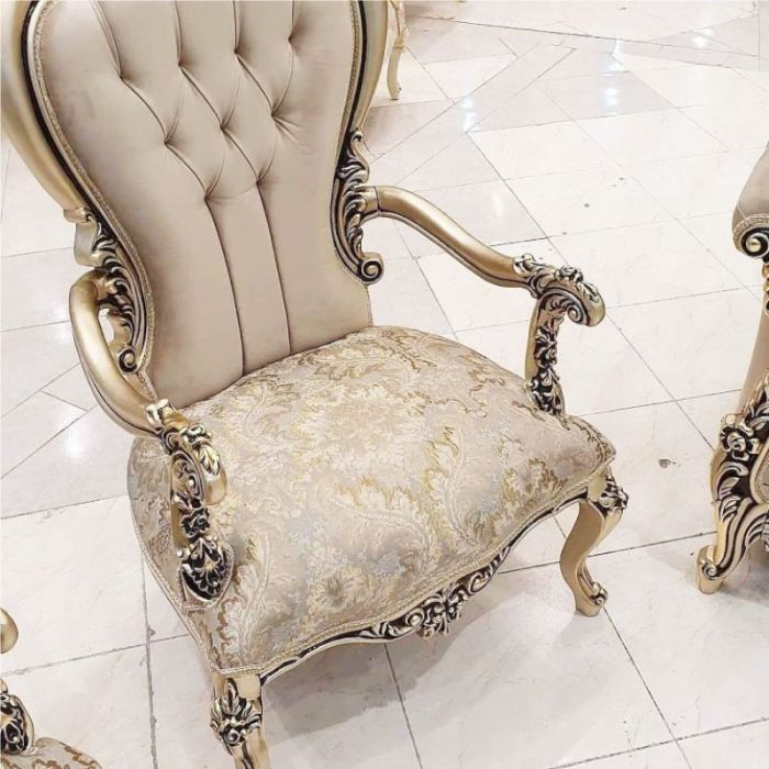 مبل سلطنتی آراد نشیمن فنری