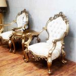 مبل سلطنتی چراغان تک نفره