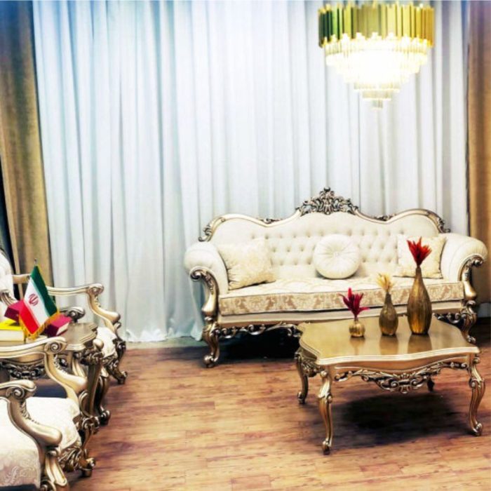 مبل سلطنتی مدل چراغان شیک