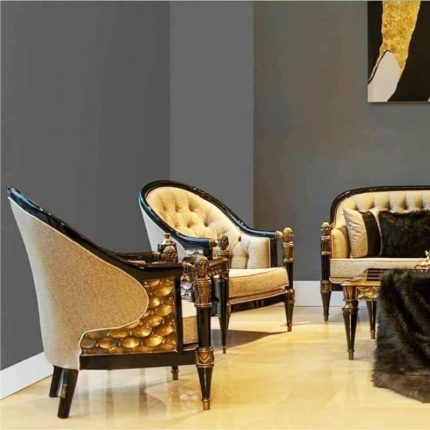 مبل سلطنتی مدل کاجی
