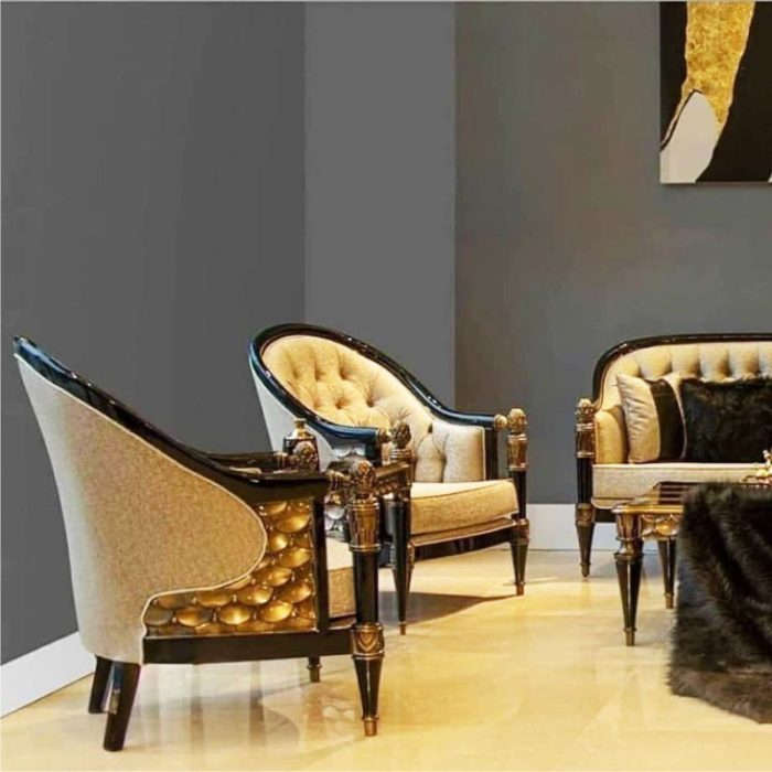 مبل سلطنتی مدل کاجی