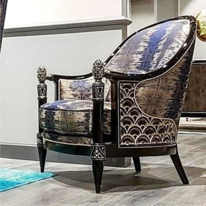 مبل سلطنتی کاجی 1 نفره