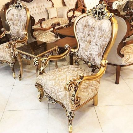 مبل سلطنتی مدل مرجان
