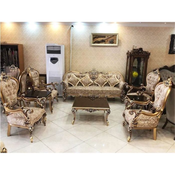 نمای دور مبل سلطنتی مرجان