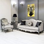 مبل سلطنتی کوئین ابزاری طوسی