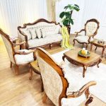 ست کامل مبل سلطنتی مدل گندم