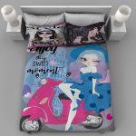 روتختی طرح دختر موتورسوار 4 (Vespa Girl)