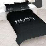 روتختی مشکی طرح BOSS برای اتاق خواب اسپرت